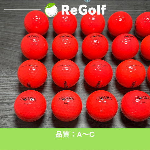【中古】 ロストボール 本間ゴルフ ホンマ A1 ピンク 20球 ACランク ゴルフボール リゴルフ