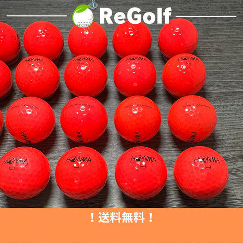 【中古】 ロストボール 本間ゴルフ ホンマ A1 ピンク 20球 ACランク ゴルフボール リゴルフ