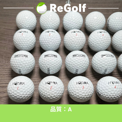 【中古】 ロストボール 本間ゴルフ ホンマ TW-X ホワイト 2021年モデル 20球 Aランク ゴルフボール リゴルフ