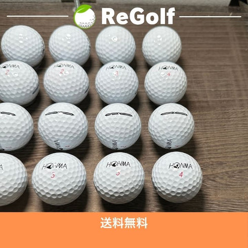 【中古】 ロストボール 本間ゴルフ ホンマ TW-X ホワイト 2024年モデル 20球 Aランク ゴルフボール リゴルフ