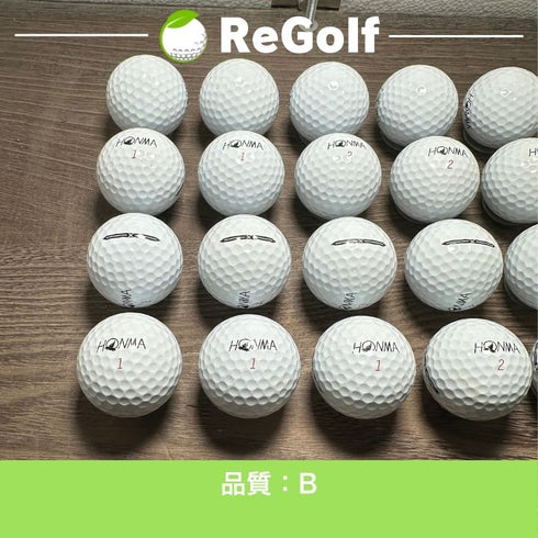 【中古】 ロストボール 本間ゴルフ ホンマ TW-X ホワイト 2024年モデル 20球 Bランク ゴルフボール リゴルフ