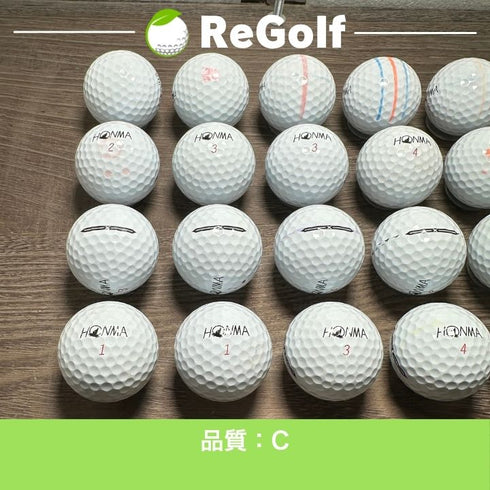 【中古】 ロストボール 本間ゴルフ ホンマ TW-X ホワイト 2024年モデル 20球 Cランク ゴルフボール リゴルフ