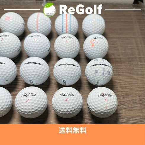 【中古】 ロストボール 本間ゴルフ ホンマ TW-X ホワイト 2024年モデル 20球 Cランク ゴルフボール リゴルフ