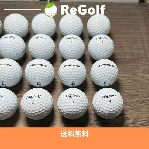 【中古】 ロストボール 本間ゴルフ ホンマ TW-S ホワイト 2024年モデル 20球 Bランク ゴルフボール リゴルフ