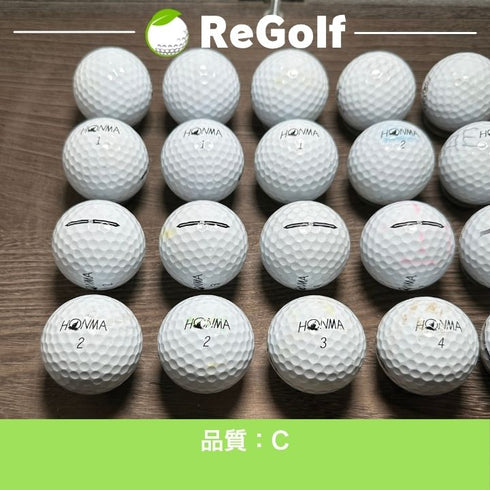 【中古】 ロストボール 本間ゴルフ ホンマ TW-S ホワイト 2024年モデル 20球 Cランク ゴルフボール リゴルフ