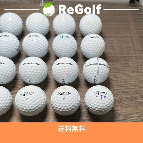 【中古】 ロストボール 本間ゴルフ ホンマ TW-S ホワイト 2024年モデル 20球 Cランク ゴルフボール リゴルフ