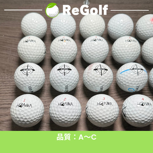 ロストボール 本間ゴルフ ホンマ D1 スピン 2023年モデル 20球 ACランク ゴルフボール