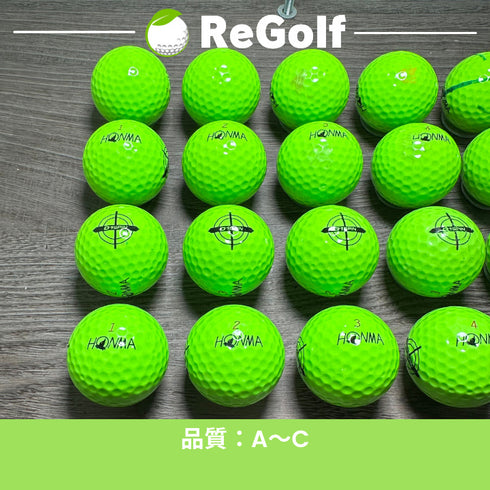 【中古】 ロストボール 本間ゴルフ ホンマ D1 スピン グリーン 2023年モデル 20球 ACランク ゴルフボール リゴルフ