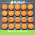 【中古】 ロストボール 本間ゴルフ ホンマ D1 スピン オレンジ 2023年モデル 20球 ACランク ゴルフボール リゴルフ