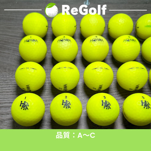 【中古】 ロストボール 本間ゴルフ ホンマ NX イエロー 20球 ゴルフボール リゴルフ