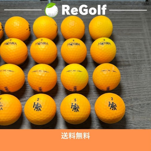 【中古】 ロストボール 本間ゴルフ ホンマ NX オレンジ 20球 ゴルフボール リゴルフ