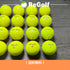 【中古】 ロストボール スネル イエロー 銘柄混合 MTB GETSUM 20球 ACランク ゴルフボール リゴルフ