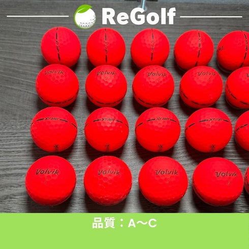 【中古】 ロストボール ボルビック ヴォルビック XT AMT レッド 20球 ACランク ゴルフボール リゴルフ