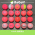 【中古】 ロストボール ボルビック ヴォルビック ピンク 銘柄混合 VIVIDXT FLYON VIMAX 20球 ACランク ゴルフボール リゴルフ