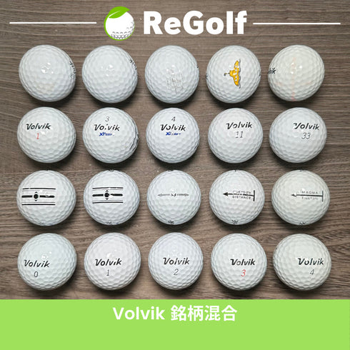 【中古】 ロストボール ボルビック ヴォルビック 銘柄混合. S3 Under par XTSOFT 20球 ACランク ゴルフボール リゴルフ