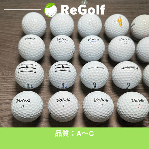 【中古】 ロストボール ボルビック ヴォルビック 銘柄混合. S3 Under par XTSOFT 20球 ACランク ゴルフボール リゴルフ