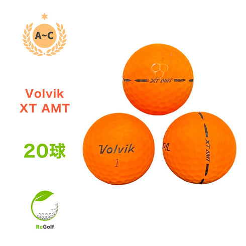 【中古】 ロストボール ボルビック ヴォルビック XT AMT オレンジ 20球 ACランク ゴルフボール リゴルフ