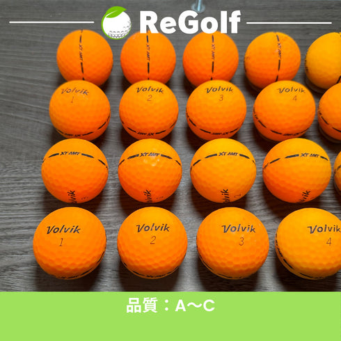 【中古】 ロストボール ボルビック ヴォルビック XT AMT オレンジ 20球 ACランク ゴルフボール リゴルフ