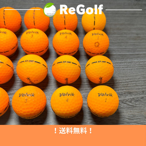 【中古】 ロストボール ボルビック ヴォルビック XT AMT オレンジ 20球 ACランク ゴルフボール リゴルフ