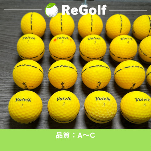 【中古】 ロストボール ボルビック ヴォルビック XT AMT イエロー 20球 ACランク ゴルフボール リゴルフ