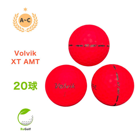 【中古】 ロストボール ボルビック ヴォルビック XT AMT レッド 20球 ACランク ゴルフボール リゴルフ