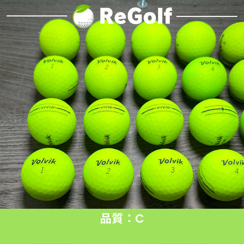 ロストボール ボルビック ヴォルビック ビビッド グリーン 年式混合 20球 Cランク ゴルフボール