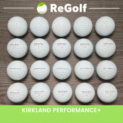 【中古】 ロストボール カークランド シグネチャー ゴルフボール パフォーマンス プラス ホワイト 20球 Aランク ゴルフボール リゴルフ
