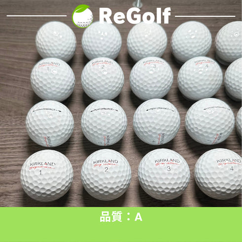 【中古】 ロストボール カークランド シグネチャー ゴルフボール パフォーマンス プラス ホワイト 20球 Aランク ゴルフボール リゴルフ