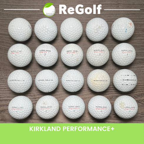 【中古】 ロストボール カークランド シグネチャー ゴルフボール パフォーマンス プラス ホワイト 20球 ぉ試ランク ゴルフボール リゴルフ