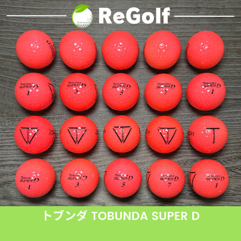 【中古】 ロストボール トブンダ スーパー D ピンク 20球 ABランク ゴルフボール リゴルフ