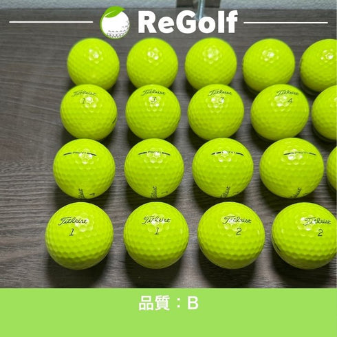 【中古】 ロストボール タイトリスト Pro V1 イエロー 2025年モデル 20球 Bランク ゴルフボール リゴルフ