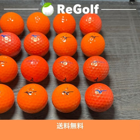 【中古】 ロストボール ミズノ RB566 混合 オレンジ 20球 ACランク ゴルフボール リゴルフ
