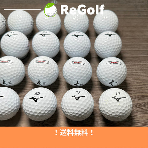【中古】 ロストボール ミズノ ミズノゴルフ D201 ホワイト 20球 ACランク ゴルフボール リゴルフ