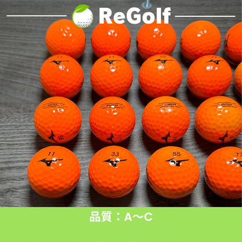 【中古】 ロストボール ミズノ ミズノゴルフ D201 オレンジ 20球 ACランク ゴルフボール リゴルフ