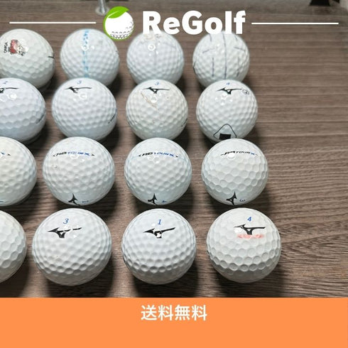 【中古】 ロストボール ミズノ ミズノゴルフ RB TOUR X RBツアー ホワイト 20球 ACランク ゴルフボール リゴルフ