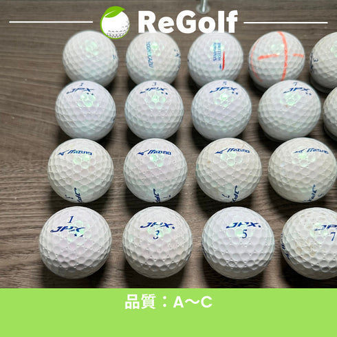 【中古】 ロストボール ミズノ ミズノゴルフ JPX ブルー パール 20球 ACランク ゴルフボール リゴルフ