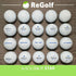 【中古】 ロストボール レジン ゴルフ ホワイト 銘柄混合 20球 ACランク ゴルフボール リゴルフ