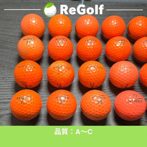 【中古】 ロストボール ネクスジェン オレンジ 銘柄混合 20球 ACランク ゴルフボール リゴルフ
