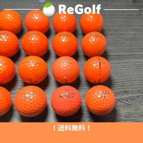 【中古】 ロストボール ネクスジェン オレンジ 銘柄混合 20球 ACランク ゴルフボール リゴルフ