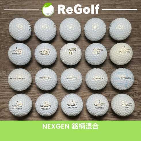 【中古】 ロストボール ブリヂストン NEXGEN ネクスジェン パール 銘柄混合 20球 ACランク ゴルフボール リゴルフ