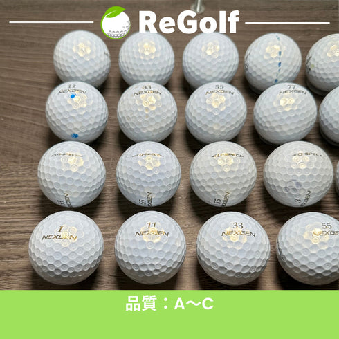 【中古】 ロストボール ブリヂストン NEXGEN ネクスジェン D-SPEC Dスペック パール 年式混合 20球 ACランク ゴルフボール リゴルフ