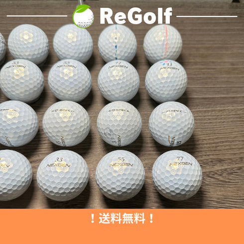 【中古】 ロストボール ブリヂストン NEXGEN ネクスジェン D-SPEC Dスペック パール 年式混合 20球 ACランク ゴルフボール リゴルフ
