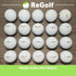 【中古】 ロストボール PRGR プロギア エッグ ディスタンス ホワイト 20球 ACランク ゴルフボール リゴルフ