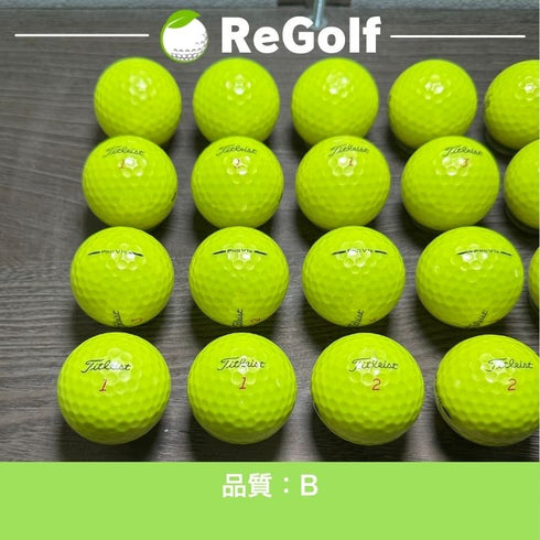 【中古】 ロストボール タイトリスト Pro V1x イエロー 2025年モデル 20球 Bランク ゴルフボール リゴルフ