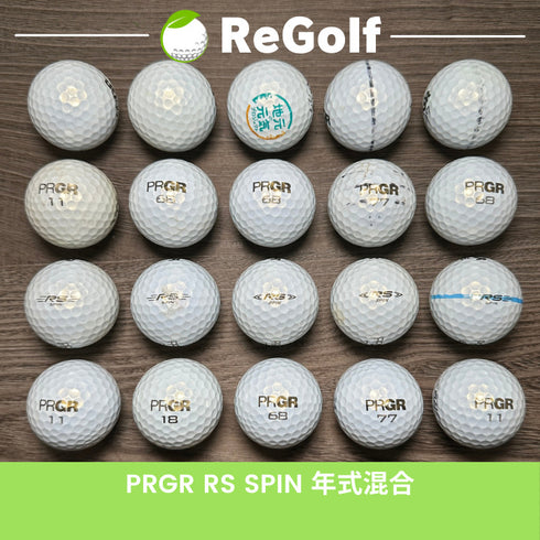【中古】 ロストボール PRGR プロギア RS スピン パール 20球 ACランク ゴルフボール リゴルフ