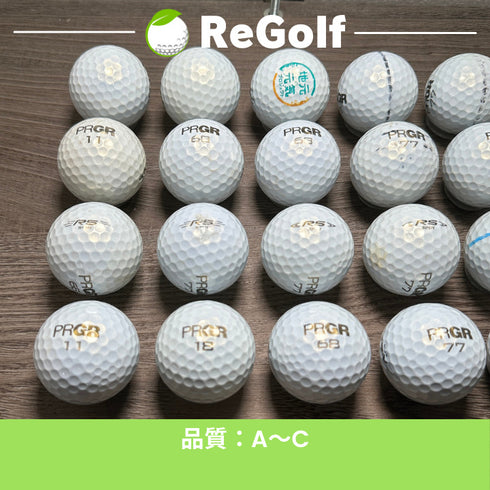 【中古】 ロストボール PRGR プロギア RS スピン パール 20球 ACランク ゴルフボール リゴルフ