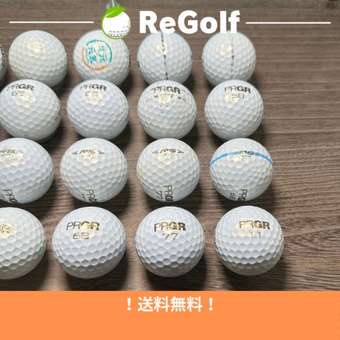 【中古】 ロストボール PRGR プロギア RS スピン パール 20球 ACランク ゴルフボール リゴルフ