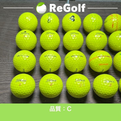【中古】 ロストボール タイトリスト Pro V1x イエロー 2025年モデル 20球 Cランク ゴルフボール リゴルフ