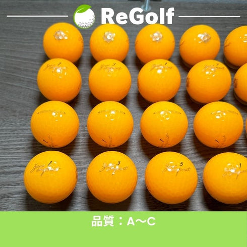 【中古】 ロストボール キャスコ ゼウスインパクト オレンジ 2023年モデル 20球 ACランク ゴルフボール リゴルフ