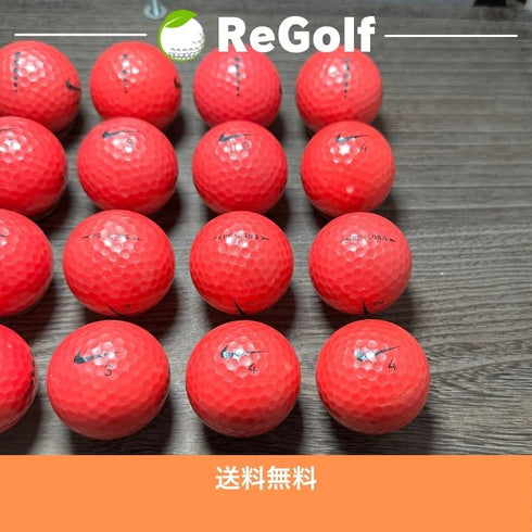 【中古】 ロストボール ナイキ PD ロング ピンク 20球 ACランク ゴルフボール リゴルフ